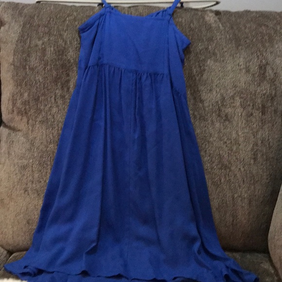 Blue h and m zip dress. Size xs - Picture 3 of 3